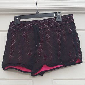 Women's ATHLETIC   Shorts Size XL Black/ Pink